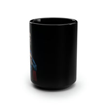 Load image into Gallery viewer, Super-Obama: The Man of Hope Black Mug, 15oz
